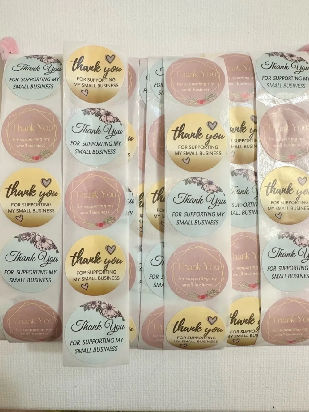 50 Pc Thank You Small Business Sticker Bundle